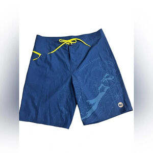 Men’s Vineyard Vines Blue Board Shorts Sz 32